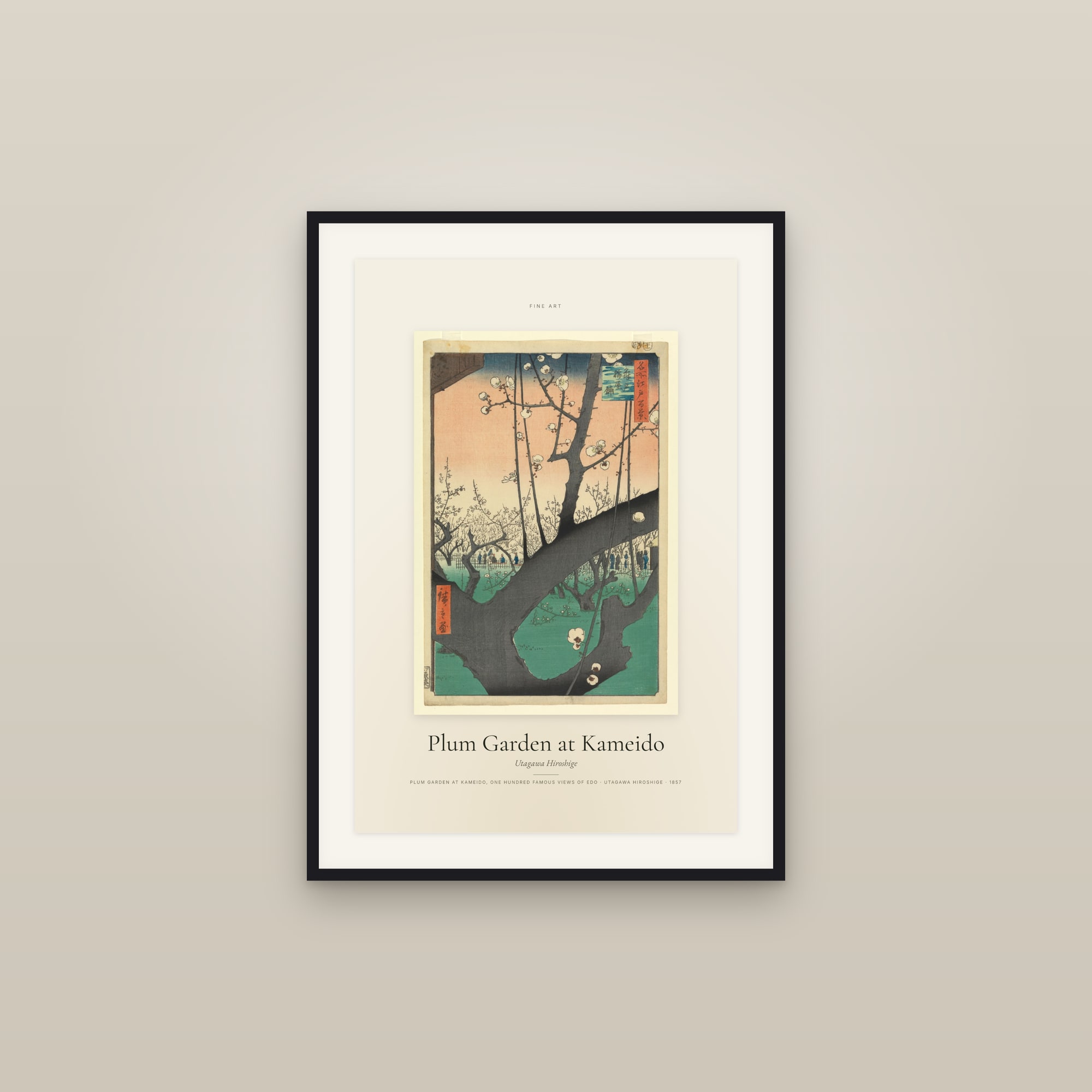 Plum Garden at Kameido — Specimen