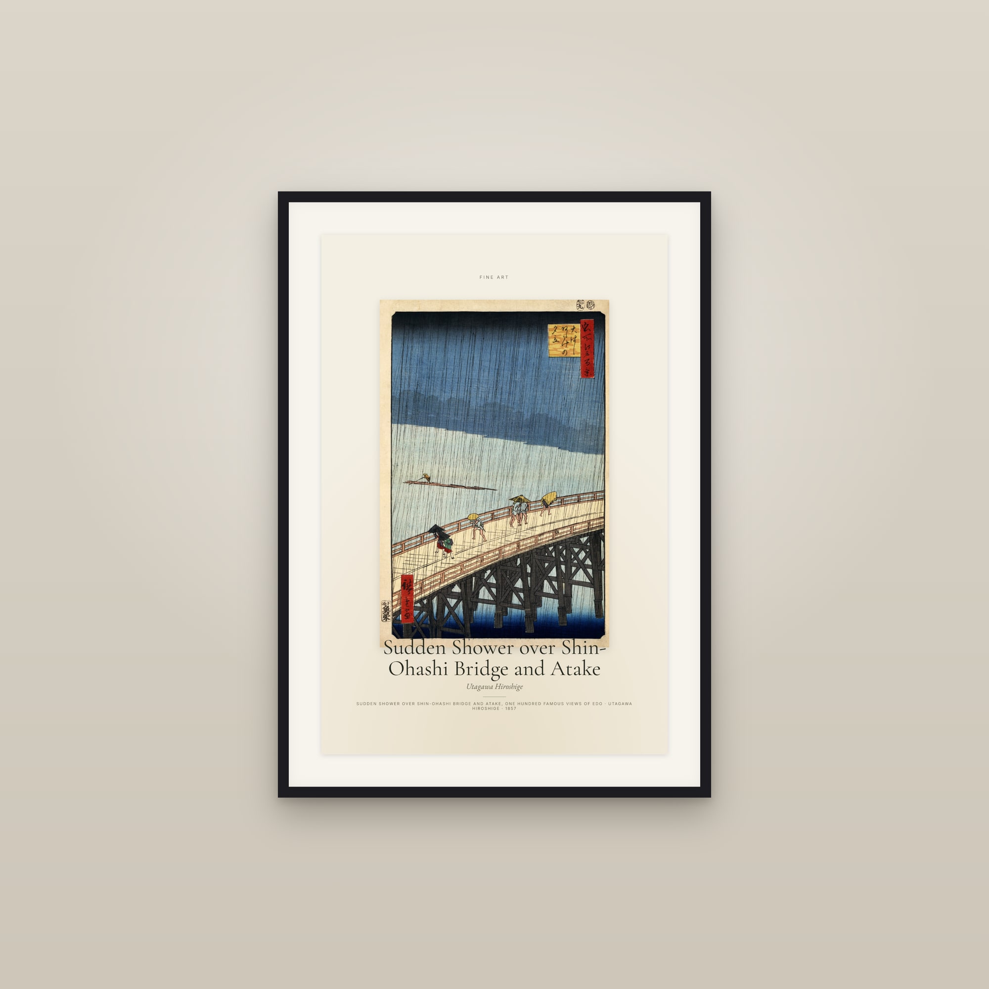 Sudden Shower over Shin-Ohashi Bridge and Atake — Specimen
