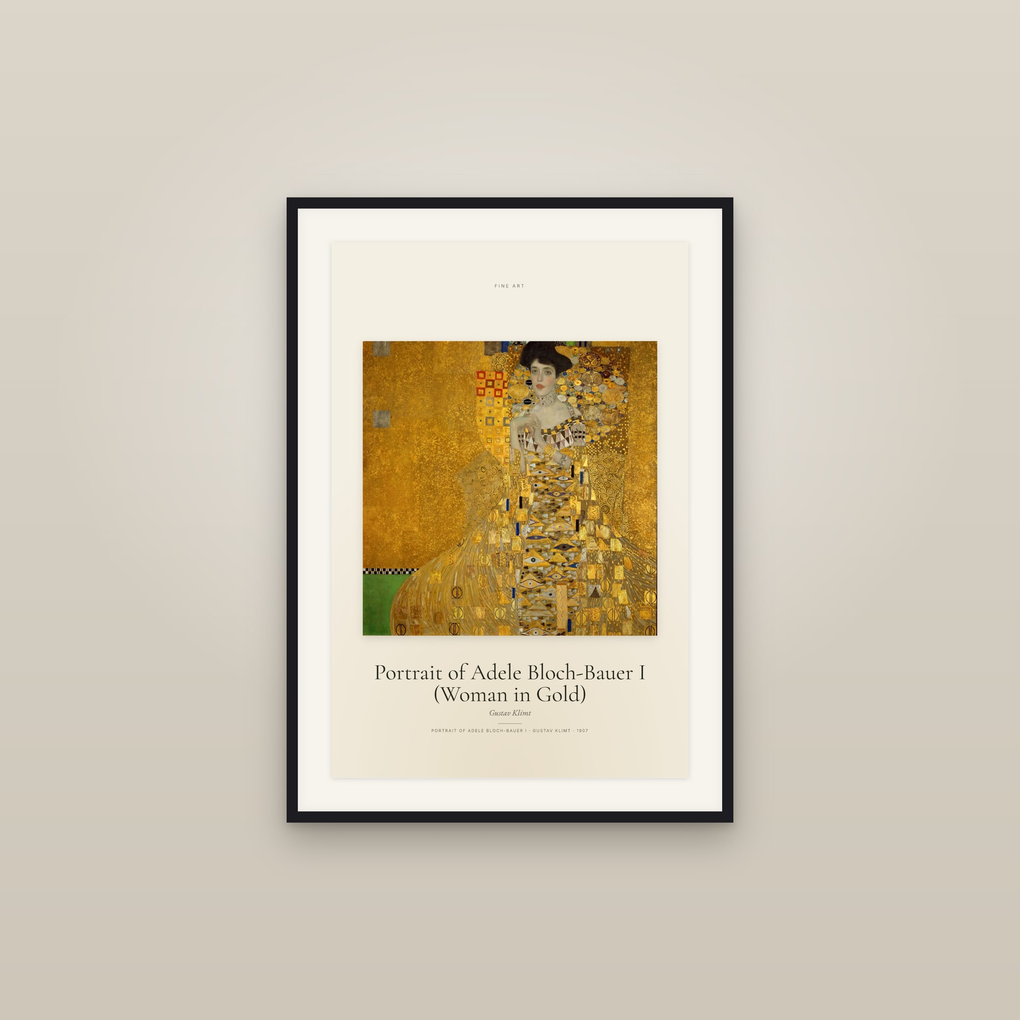 Portrait of Adele Bloch-Bauer I (Woman in Gold) — Specimen