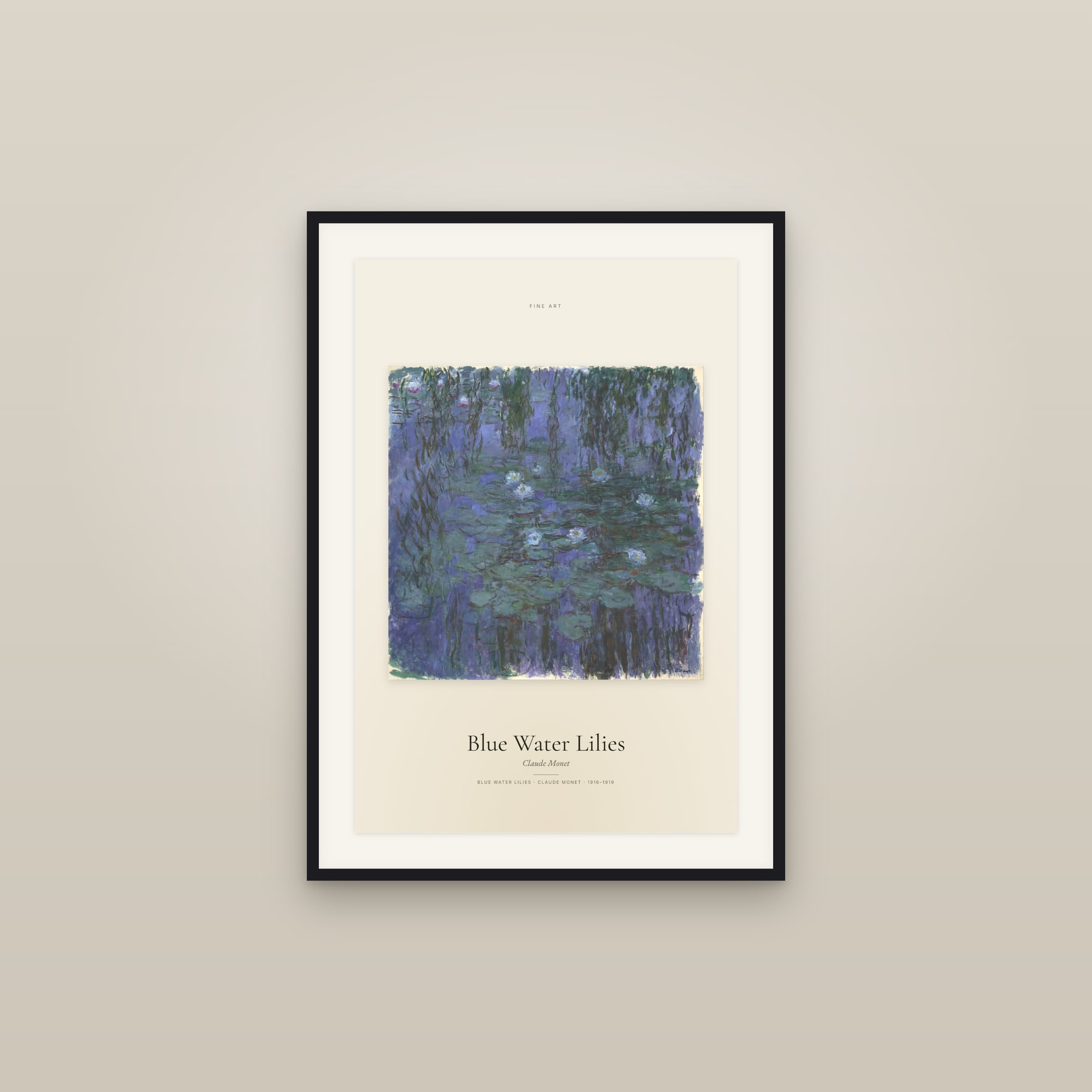 Blue Water Lilies — Specimen