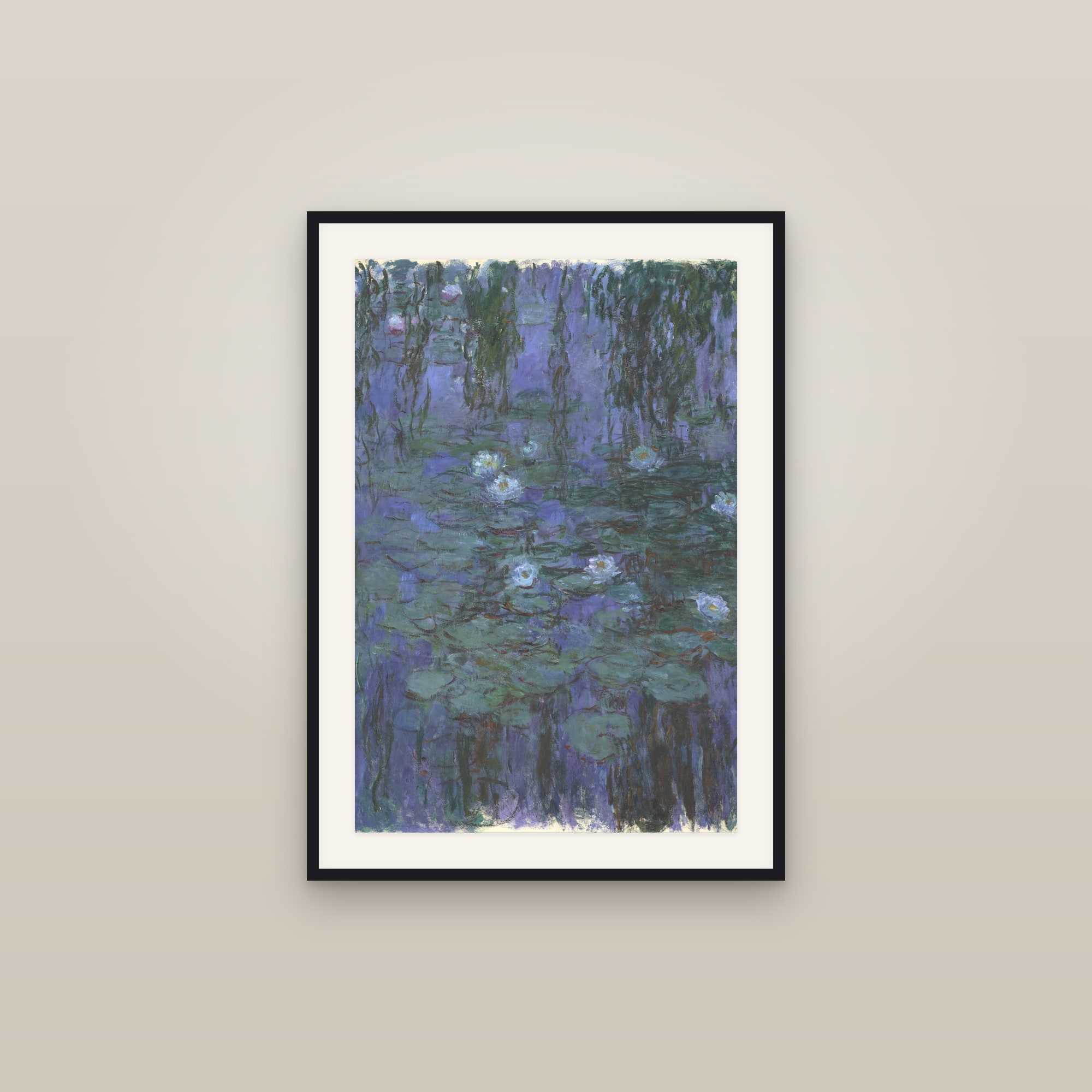 Blue Water Lilies
