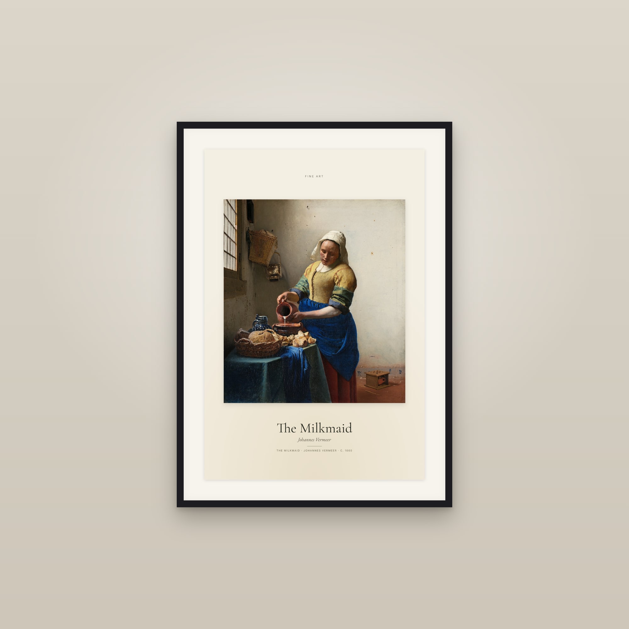 The Milkmaid — Specimen