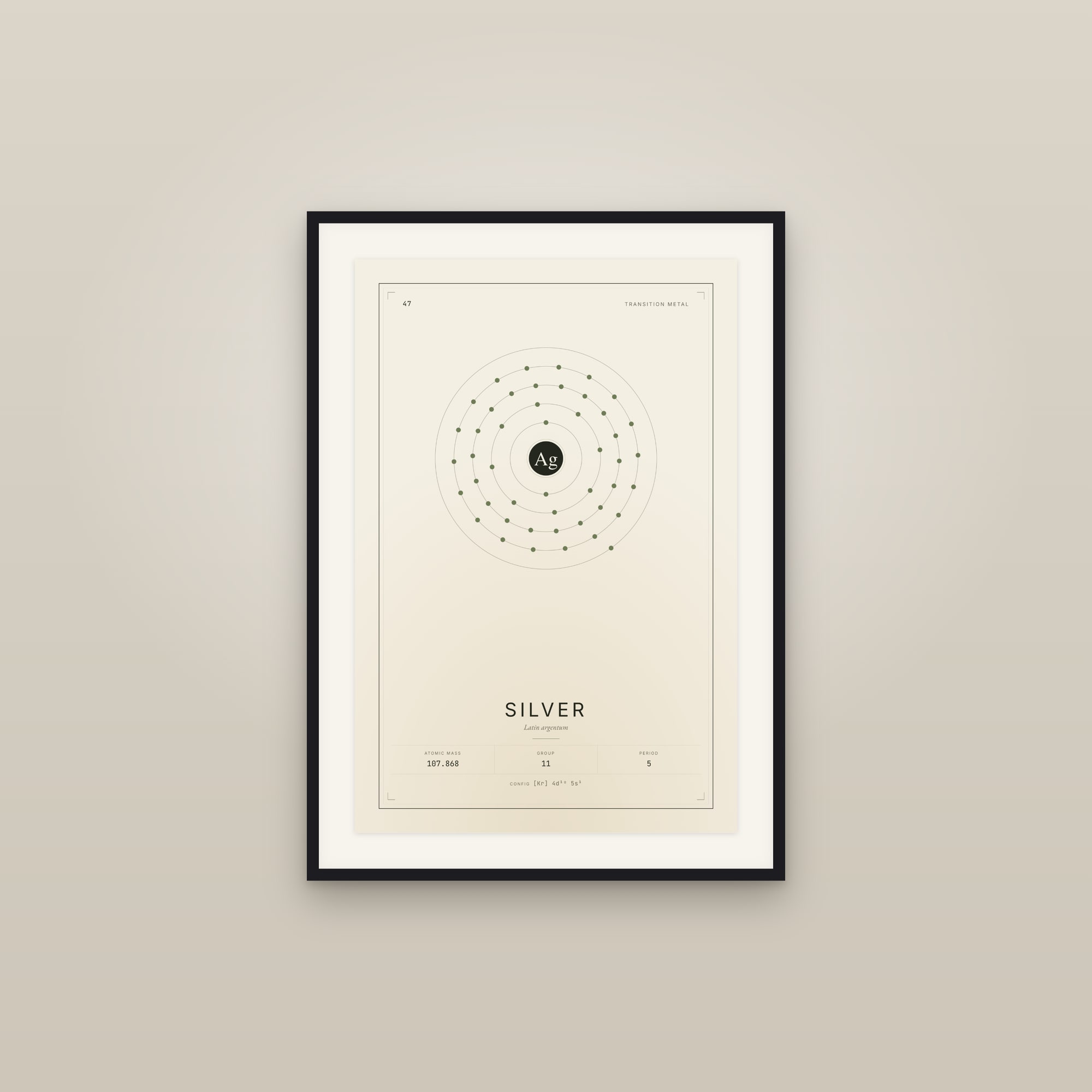 Silver — Element No. 47