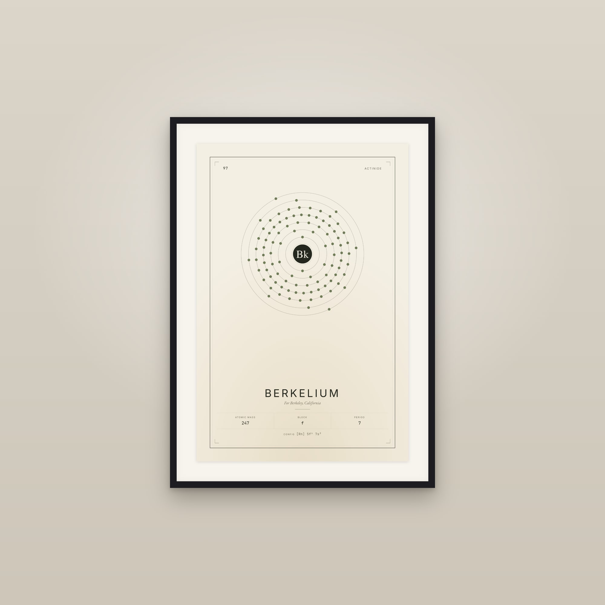Berkelium — Element No. 97
