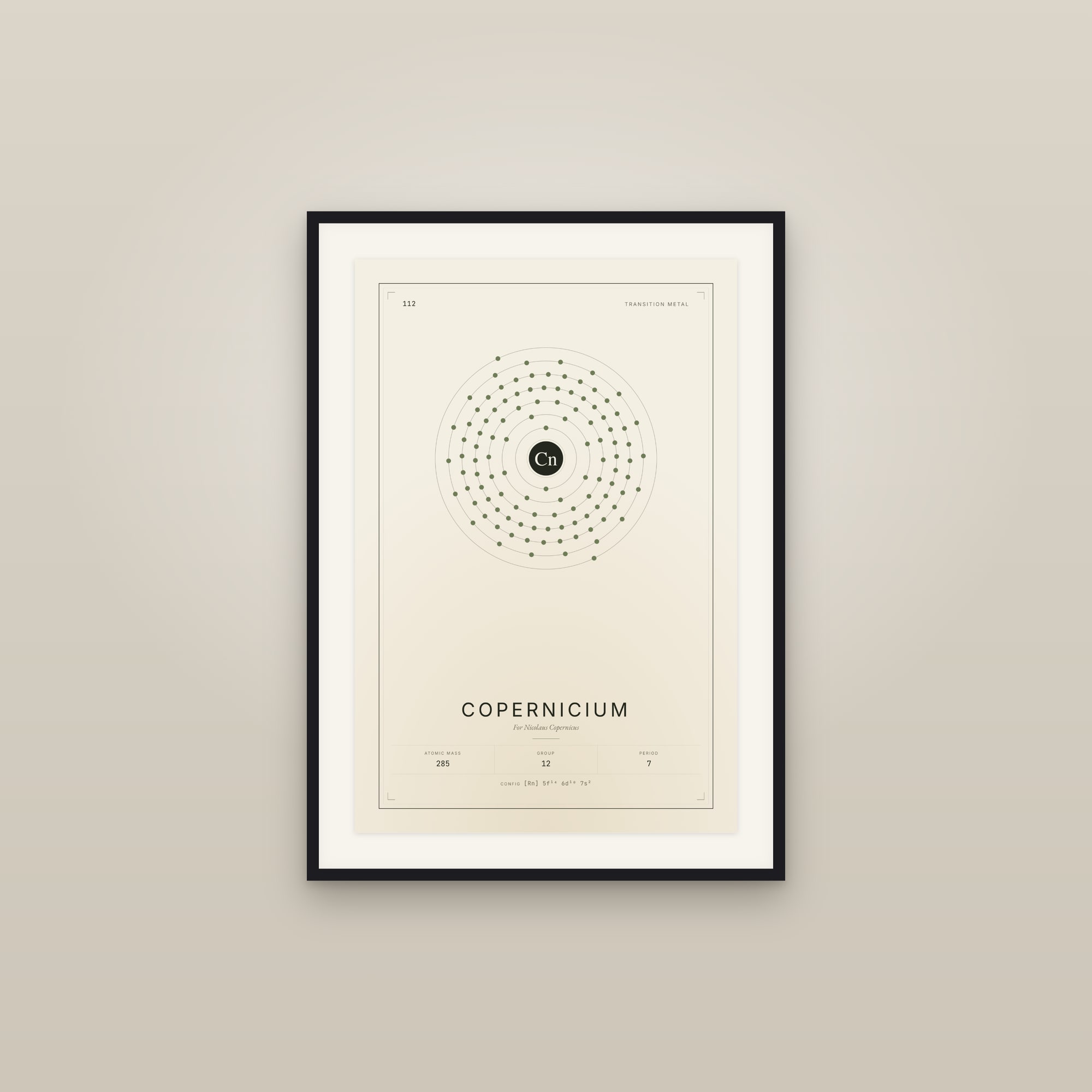 Copernicium — Element No. 112