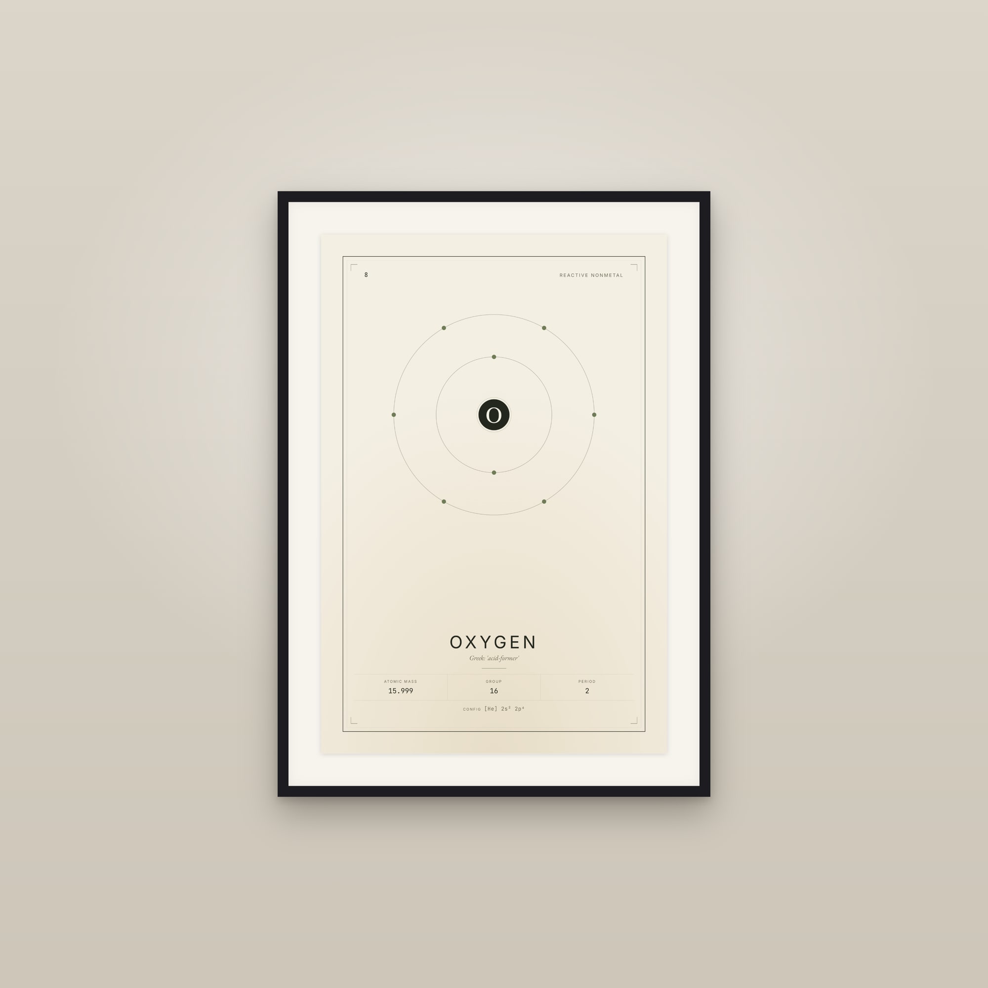 Oxygen — Element No. 8