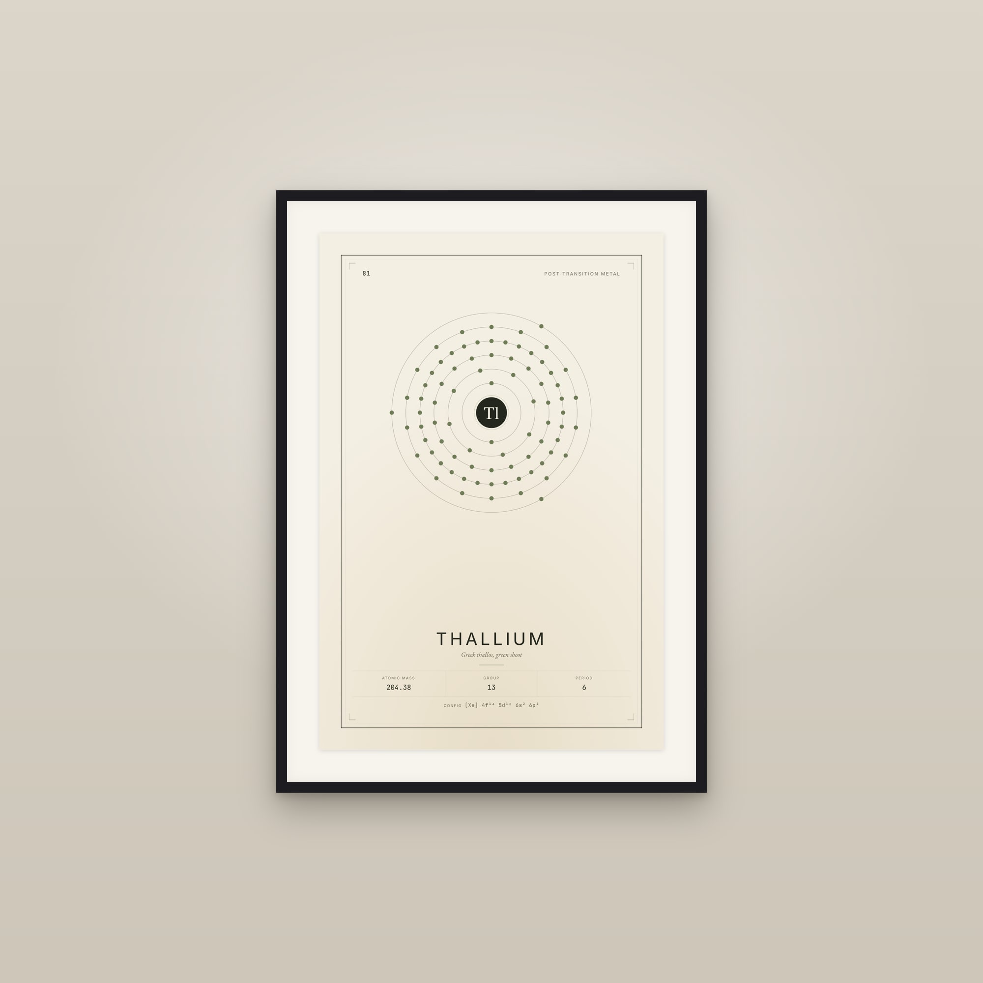 Thallium — Element No. 81