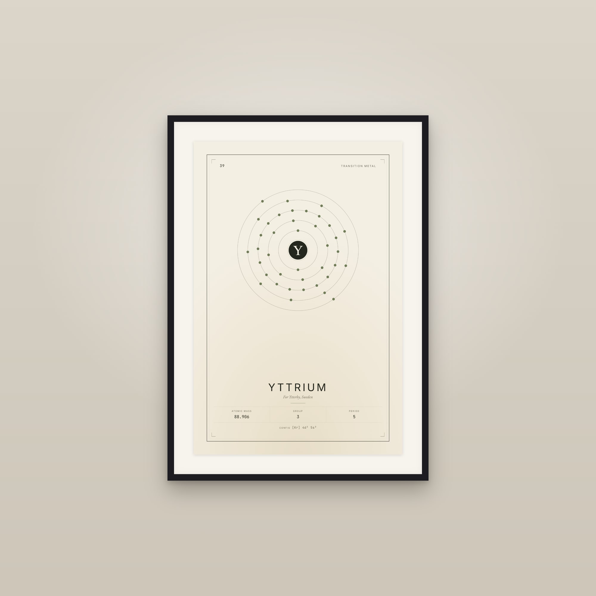 Yttrium — Element No. 39