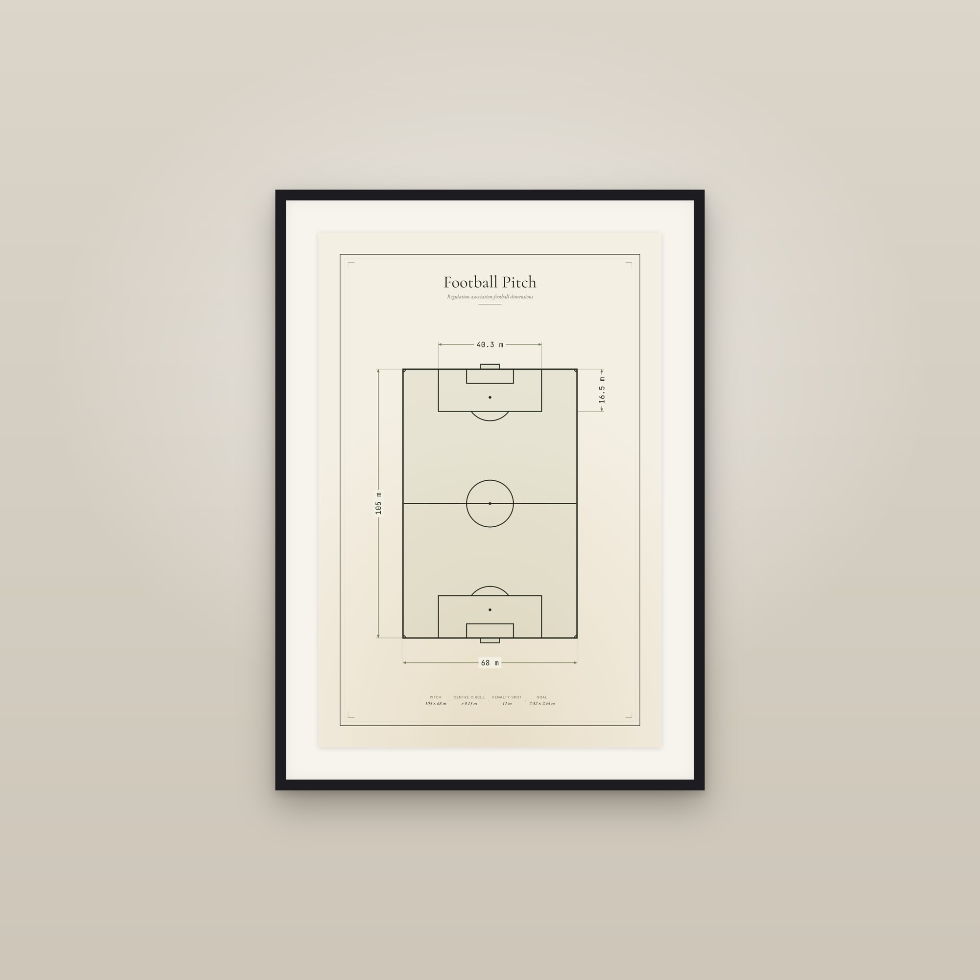 Football Pitch — Field Diagram