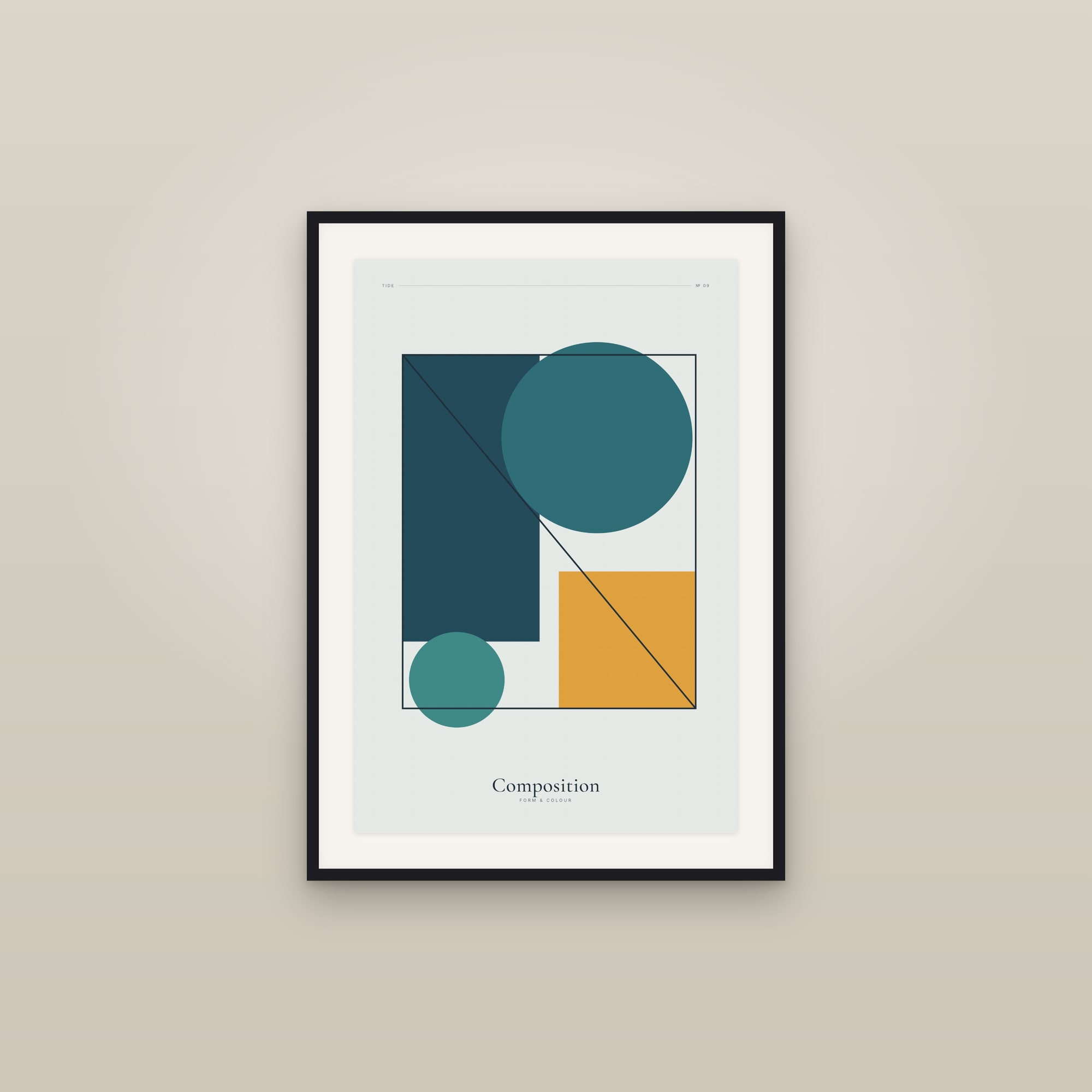 Composition — Tide · Geometric Print