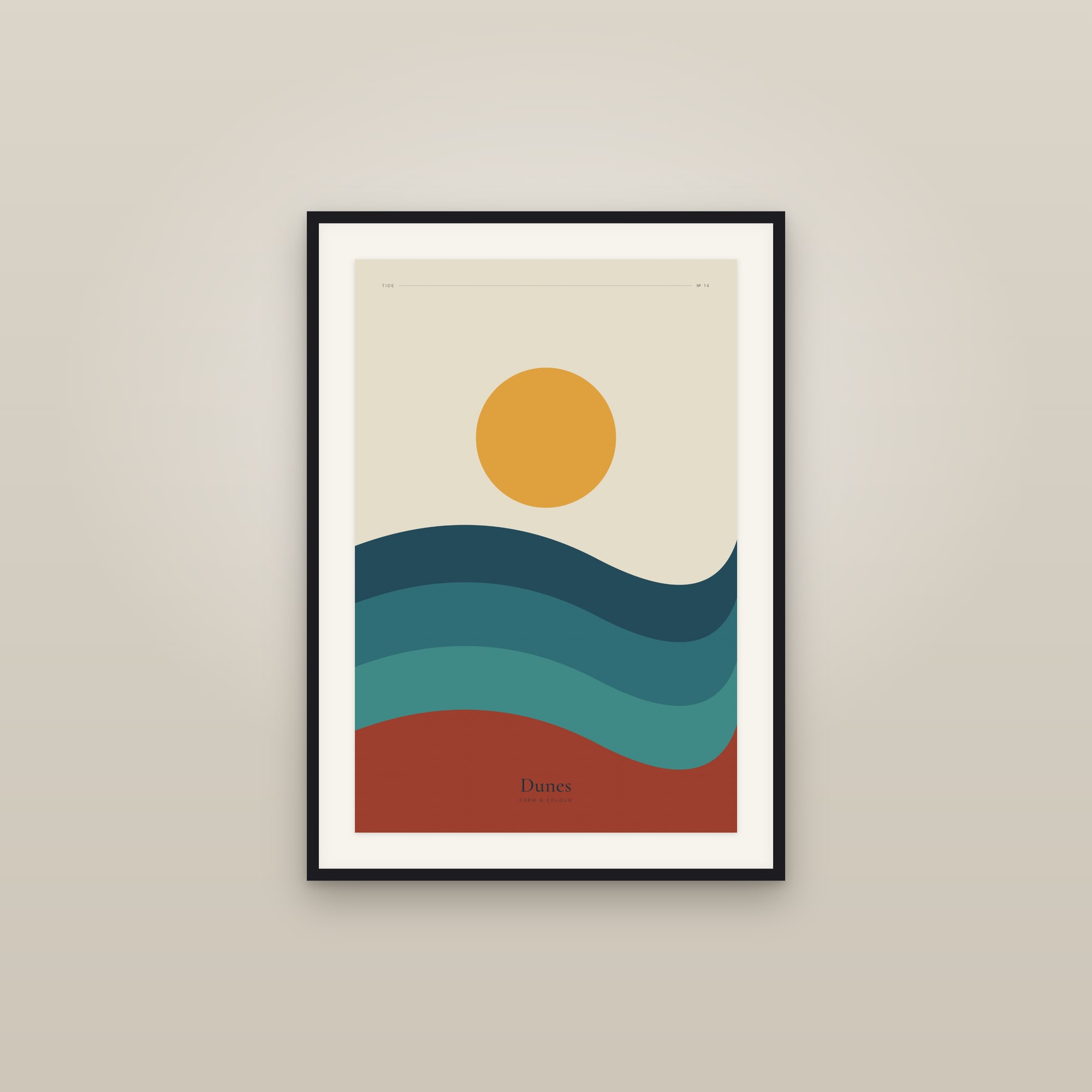Dunes — Tide · Geometric Print