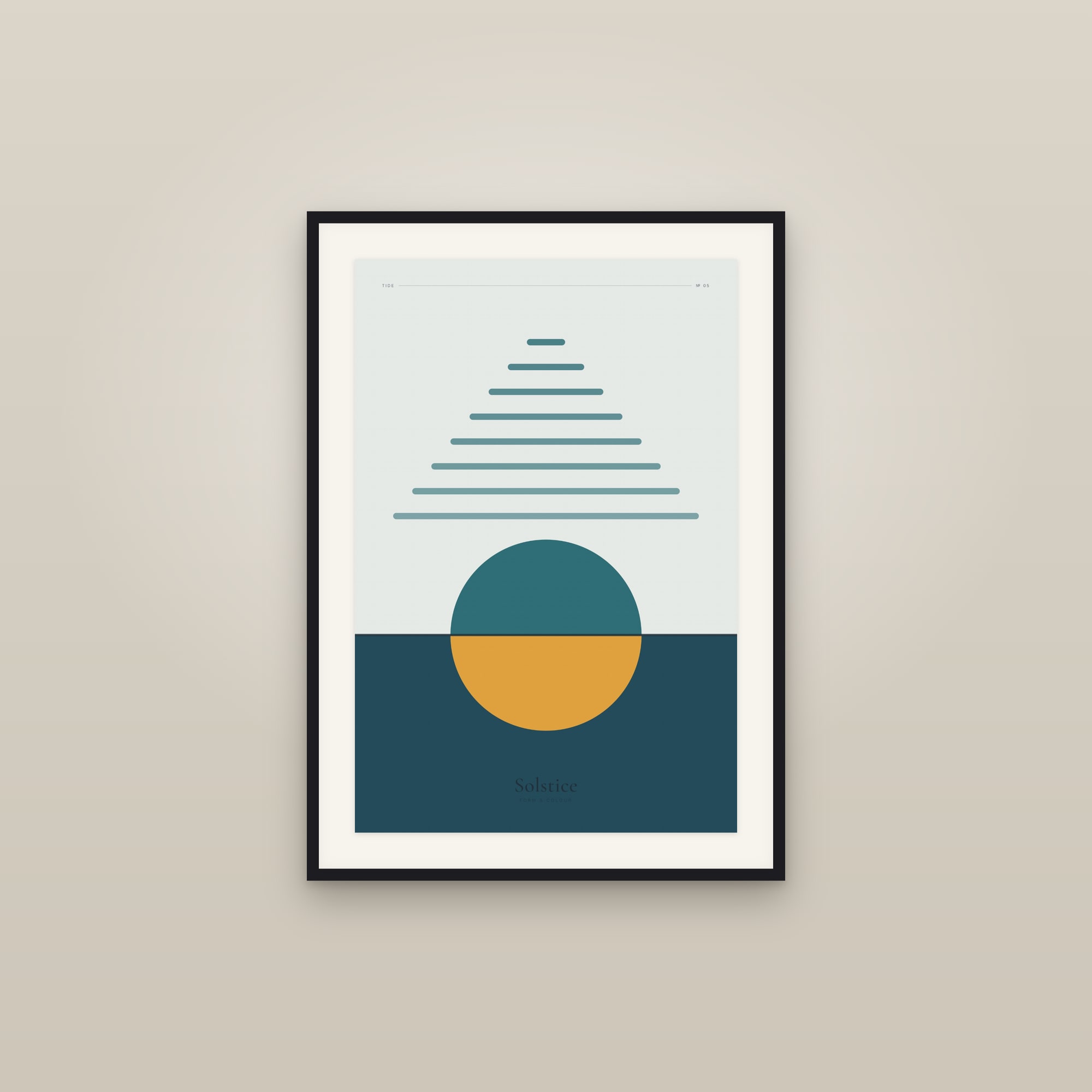 Solstice — Tide · Geometric Print