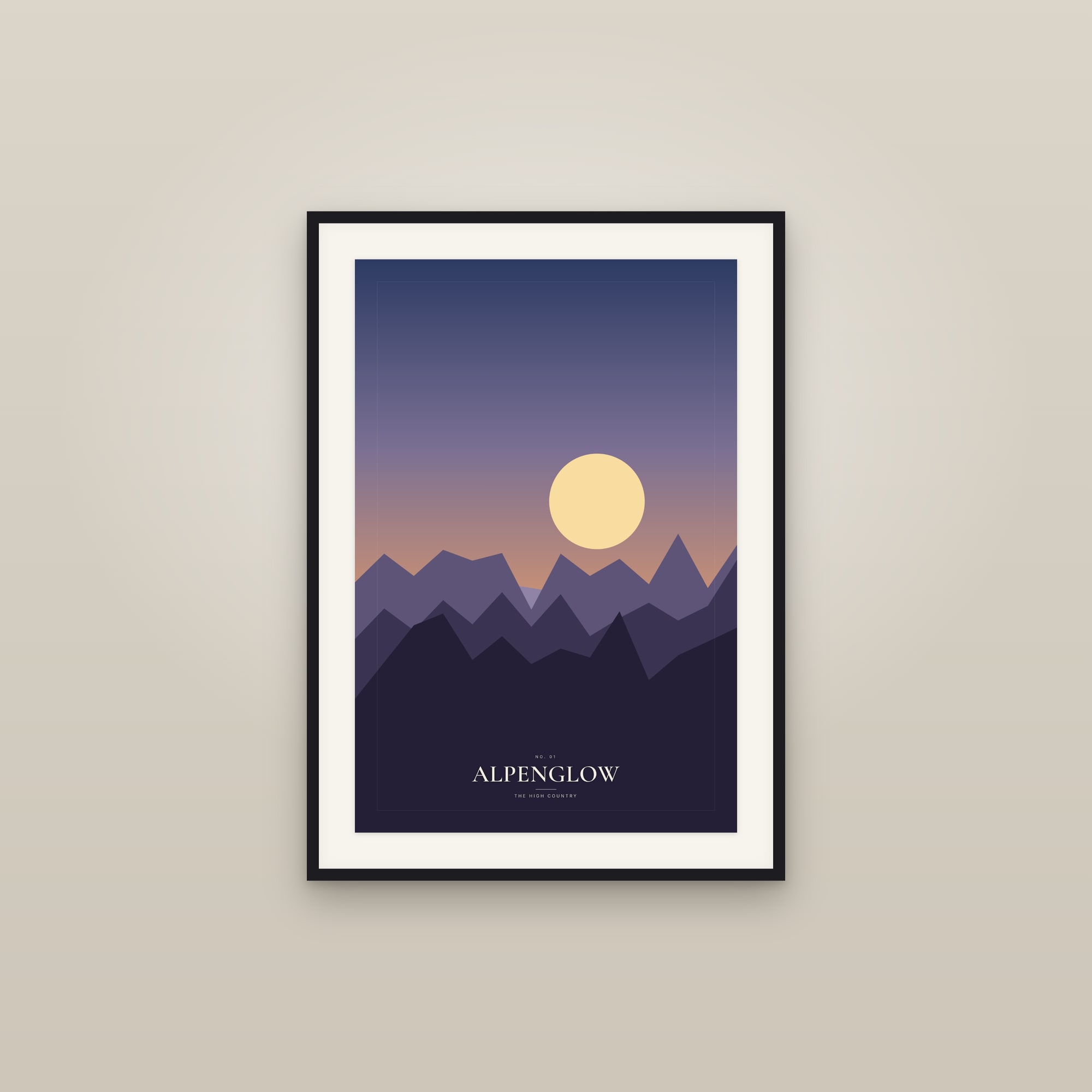 Alpenglow — Landscape Print