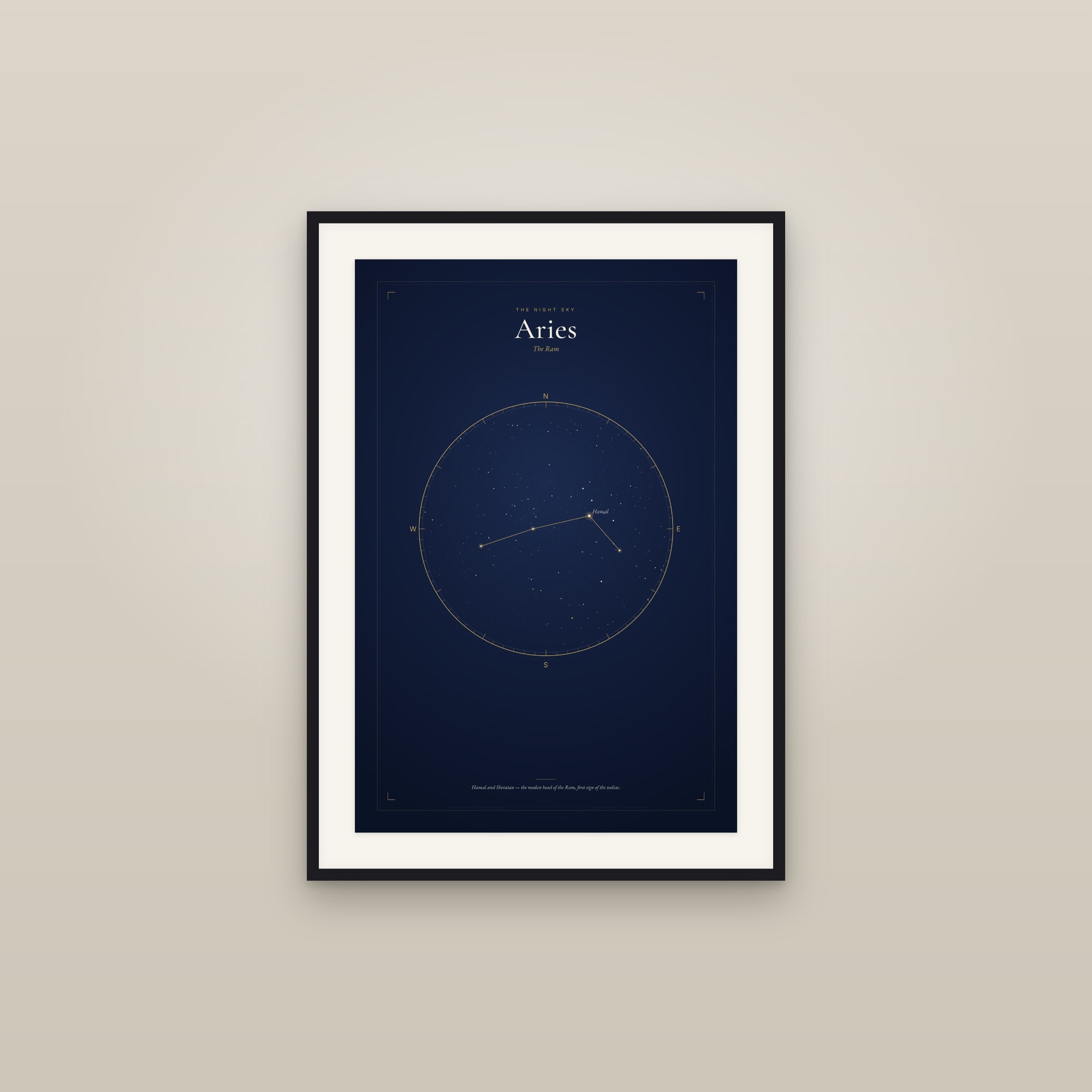 Aries — Star Map