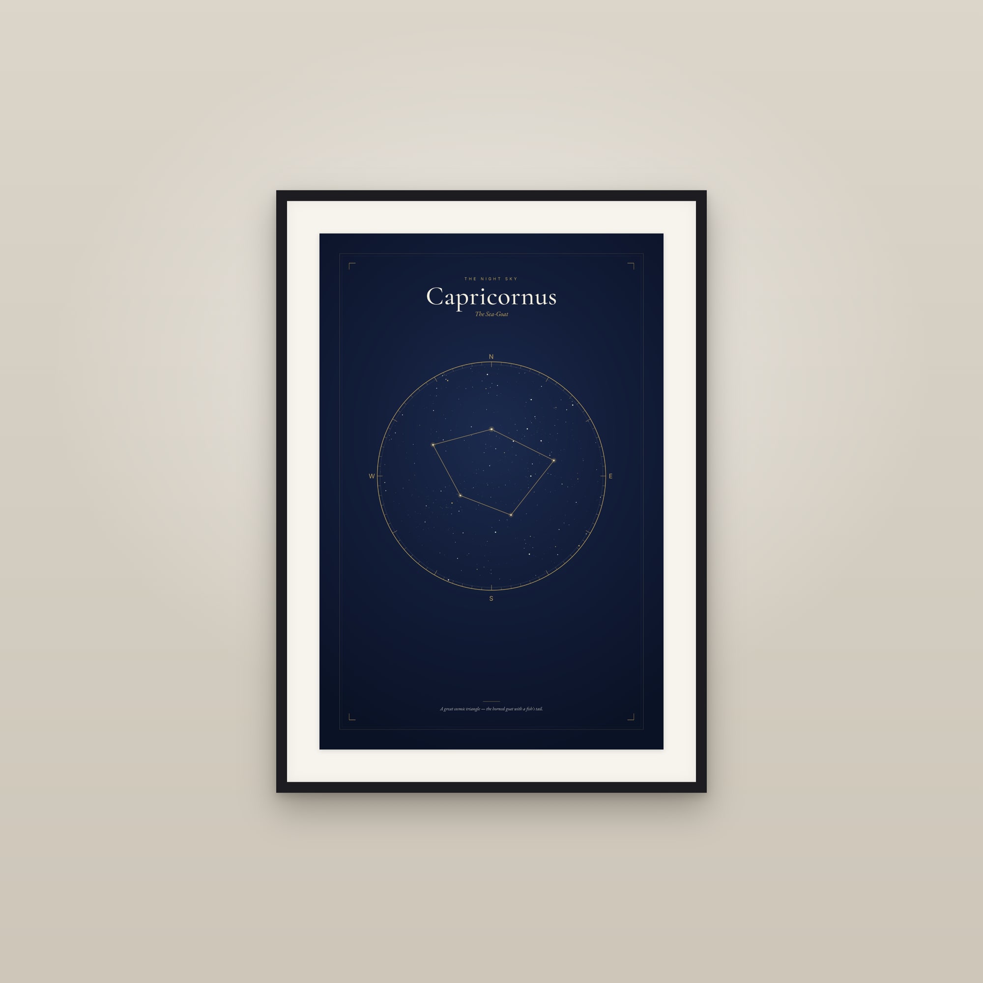 Capricornus — Star Map