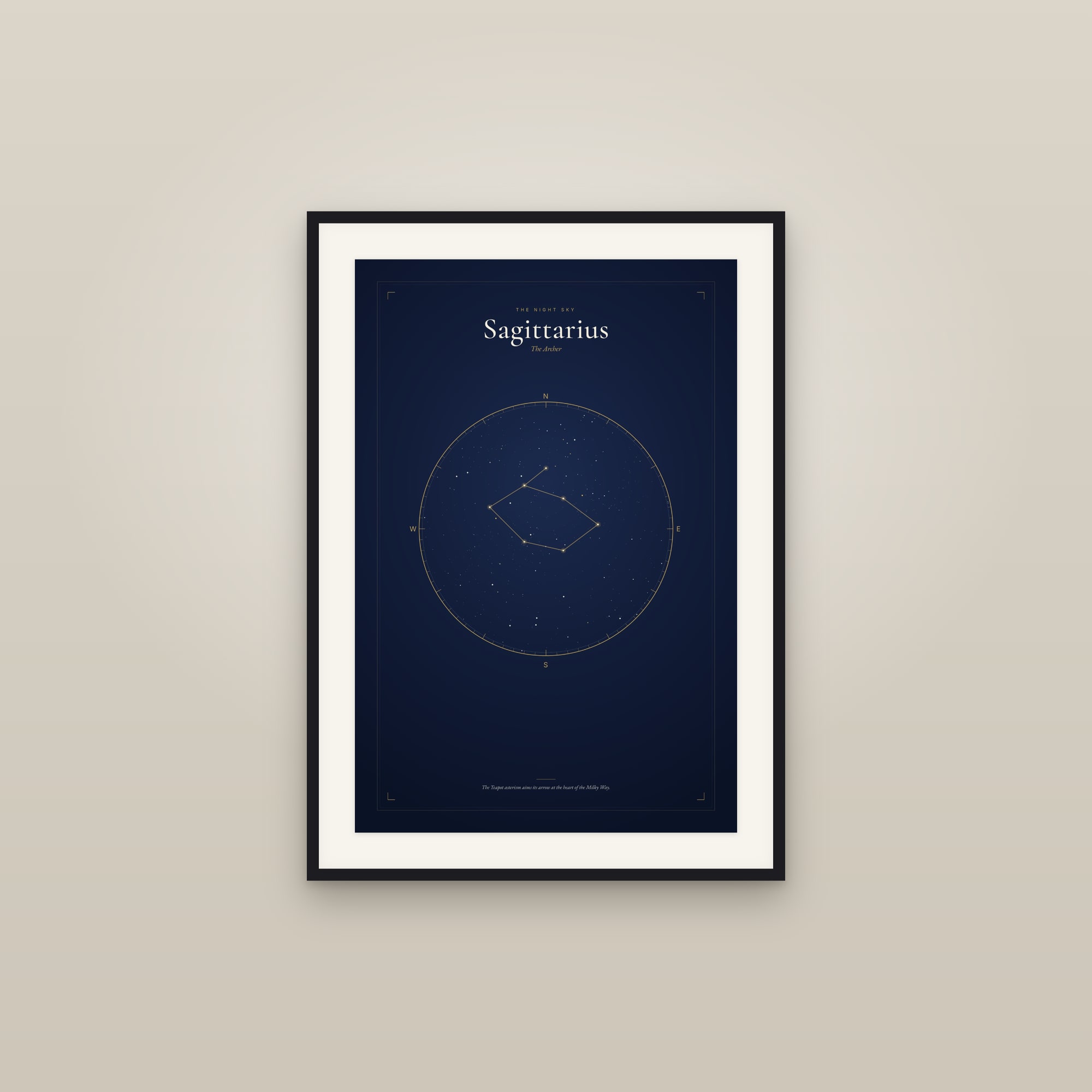 Sagittarius — Star Map