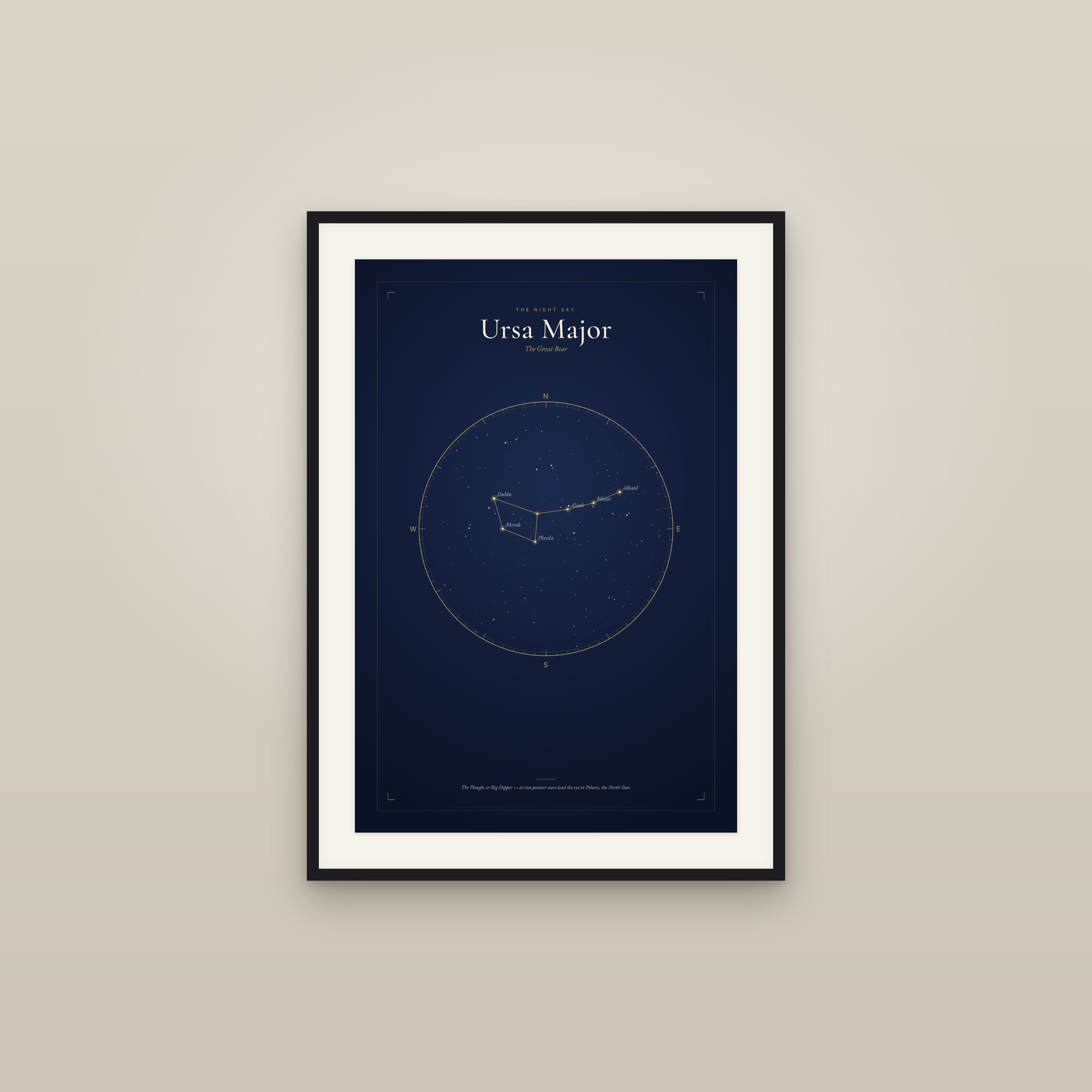 Ursa Major — Star Map