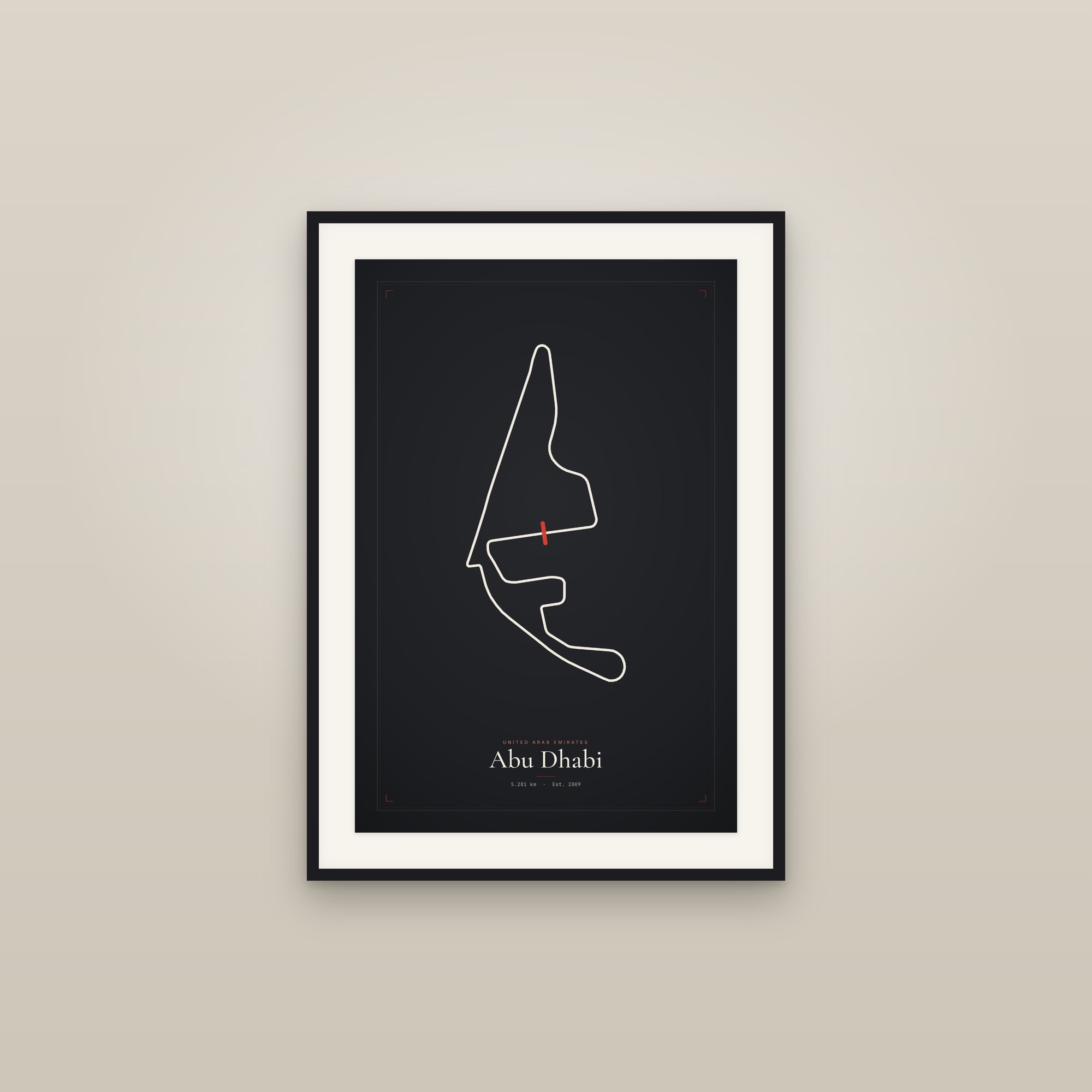 Abu Dhabi — Circuit Print