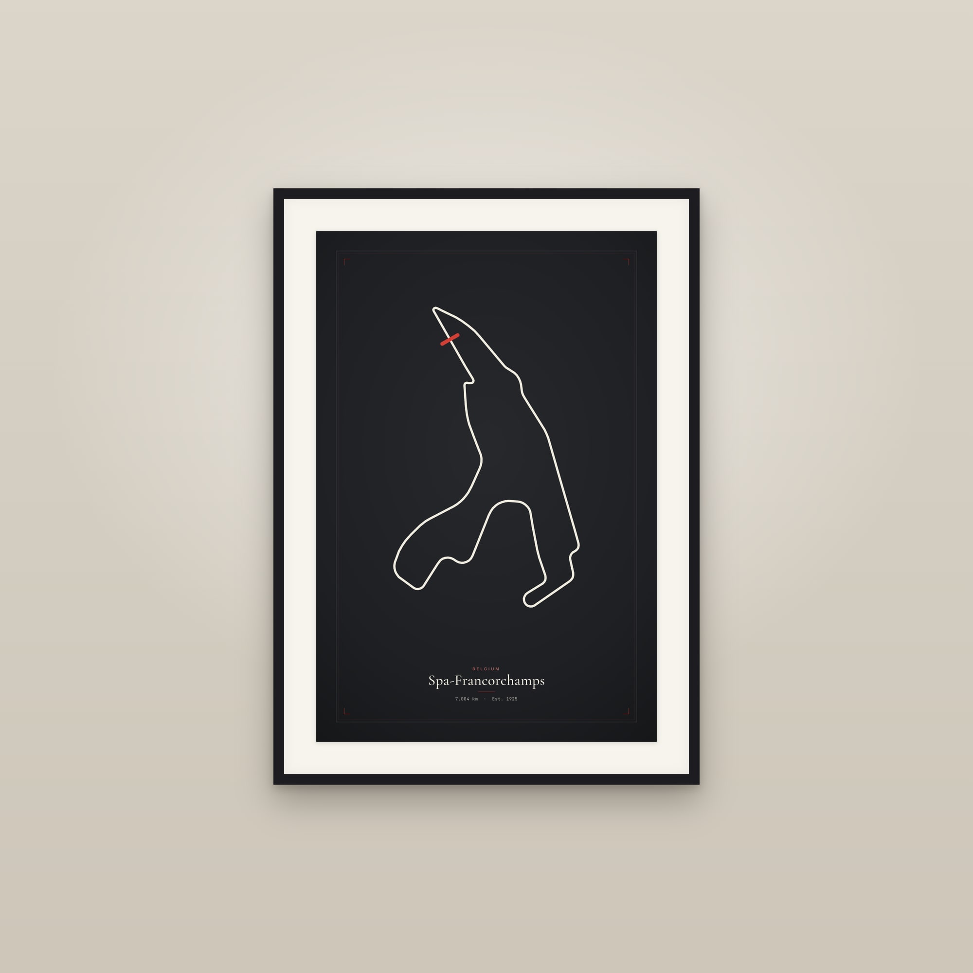 Spa-Francorchamps — Circuit Print