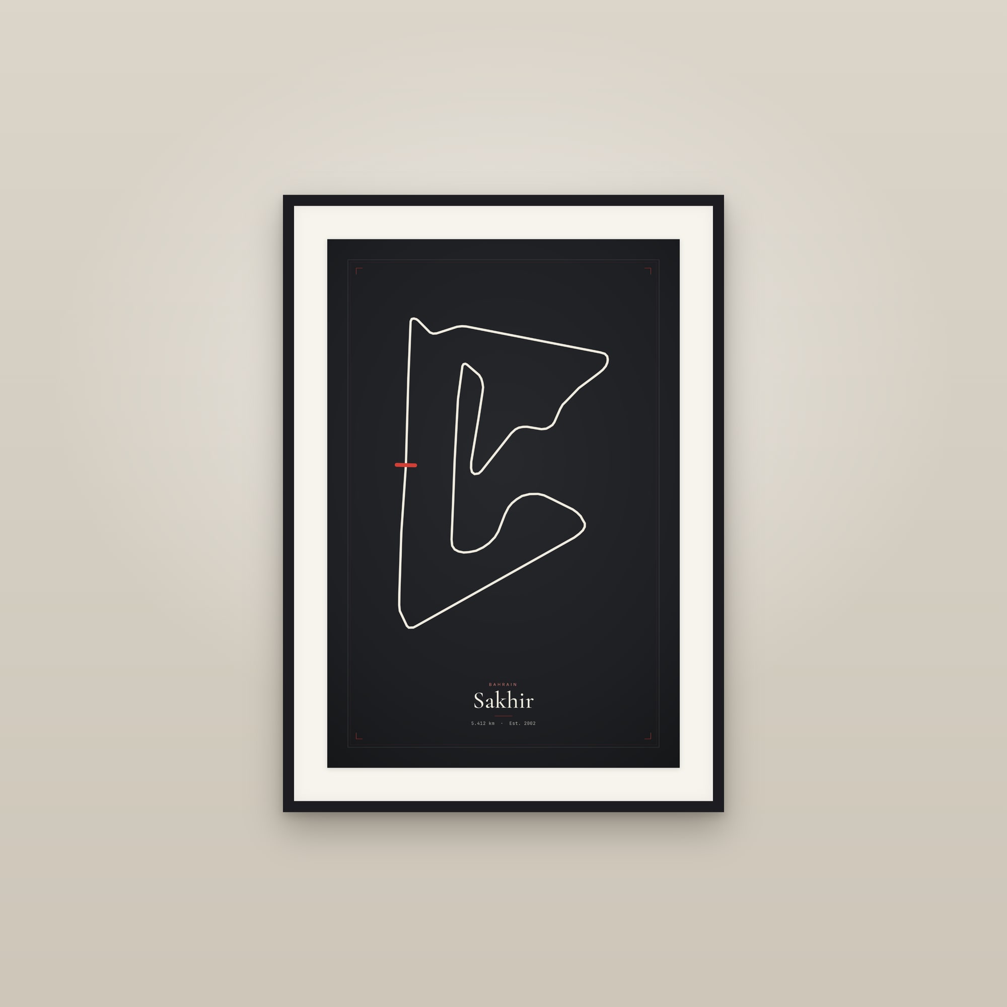 Sakhir — Circuit Print