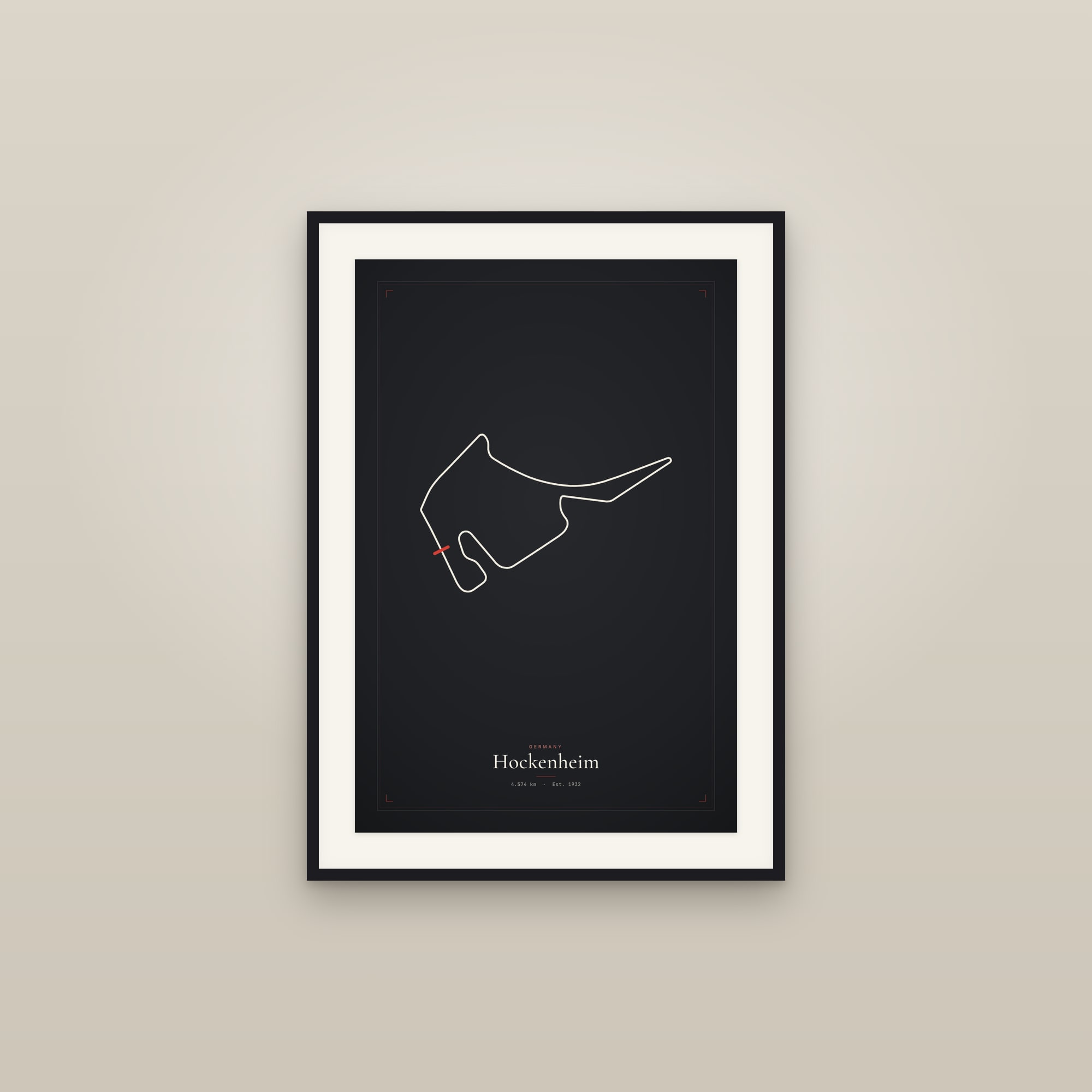 Hockenheim — Circuit Print