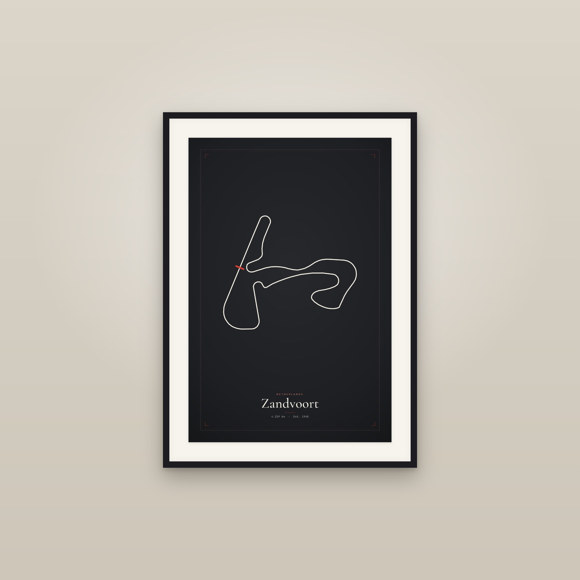 Zandvoort — Circuit Print