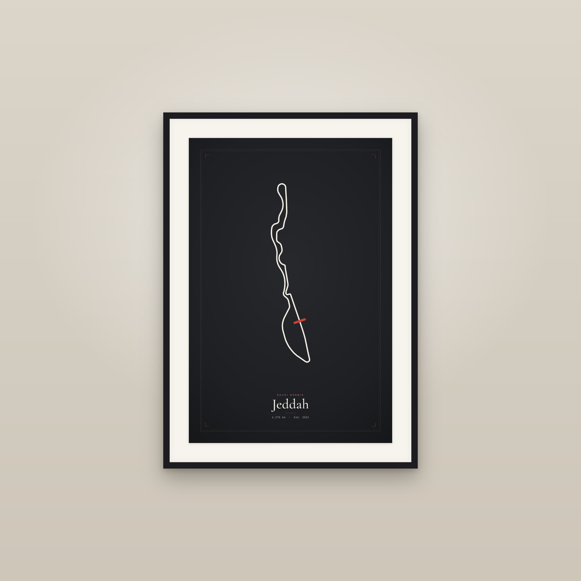 Jeddah — Circuit Print